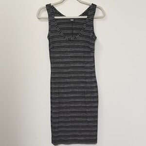 Dolce & Gabbana  Romantic Metallic Striped Dress Size 2/38